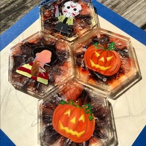 Painted Halloween Coasters